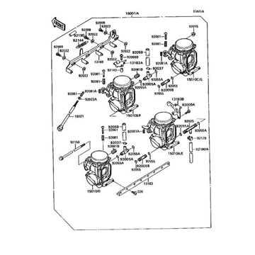 Cable regulación ralentí Kawasaki ZXR 750 - Imagen 2