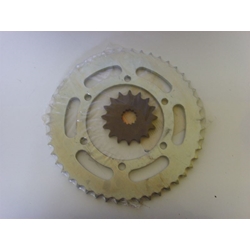 Corona y piñon KAWASAKI - Imagen 1