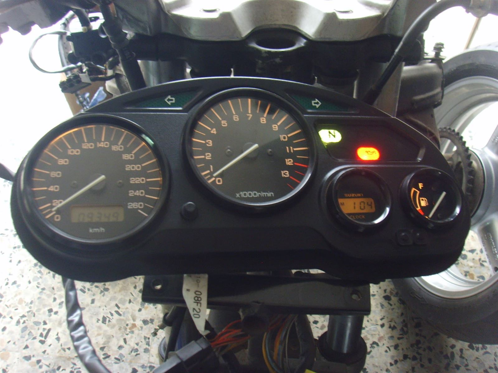 Cuador relojes Suzuki GSX 750 F - Imagen 5
