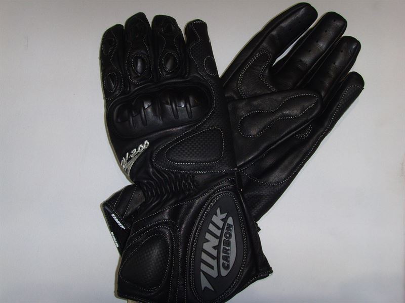 Guantes moto Unik RV-200 Carbon N - Imagen 1