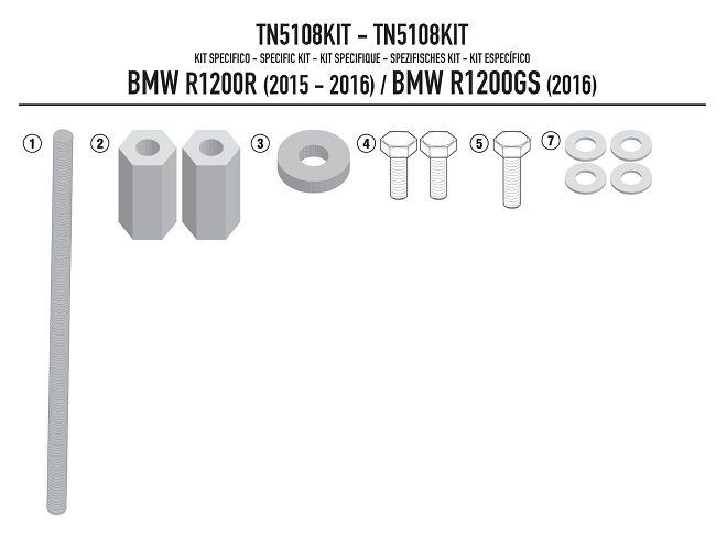 Kit defensas BMW R 1200 GS/R - Imagen 1