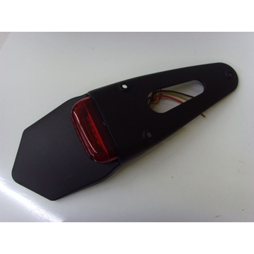 Portamaricula moto enduro con luz - Imagen 1